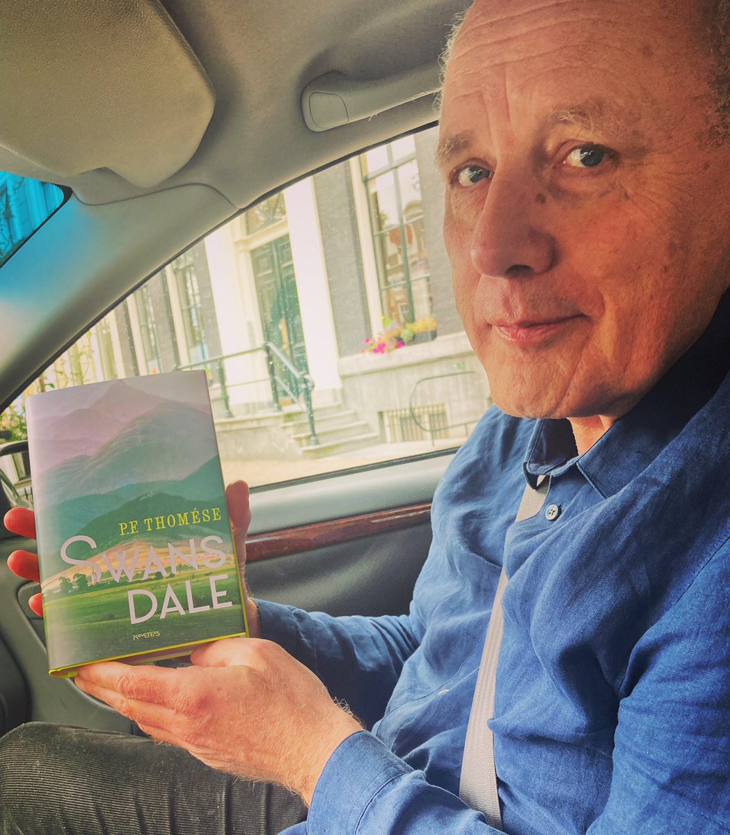 makiramual's tweet photo. Deze week verschijnt Swansdale, de prachtige nieuwe roman van P.F. (Frans) Thomése. Bij @prometheusbb. #thomese #roman #swansdale   #kijktip: Zondag 3 oktober as. bij @brommeropzee @wilfrieddejong @RuthJoos https://t.co/OtsL8ME1qG