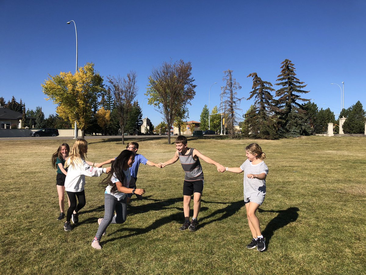 TMC_PE's tweet photo. For Day 2 students played the traditional Blackfoot game of Line Tag.  This game works on balance, footwork, chasing, and evading skills https://t.co/SXT6gbYpPb