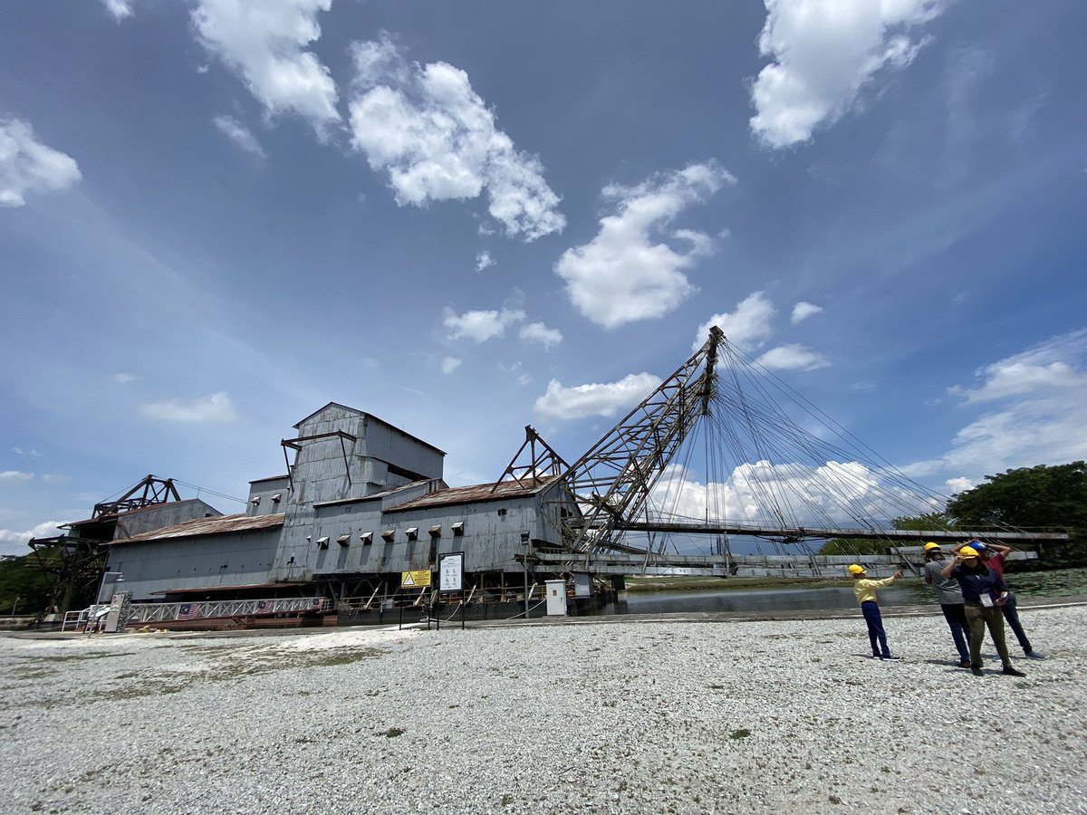 neyharica's tweet photo. Day:2, session2: Visited Tanjung Tualang Tin Dredge No. 5. A tin dredge is like a floating factory. It was built in England in 1938 by F.W.Payne. #IndiaMalysiaYouthExchange #GUSD #AudaciousDreamFoundation #GlobalUnderstandingForSustainableDevelopment https://t.co/aHjSbMGtHy