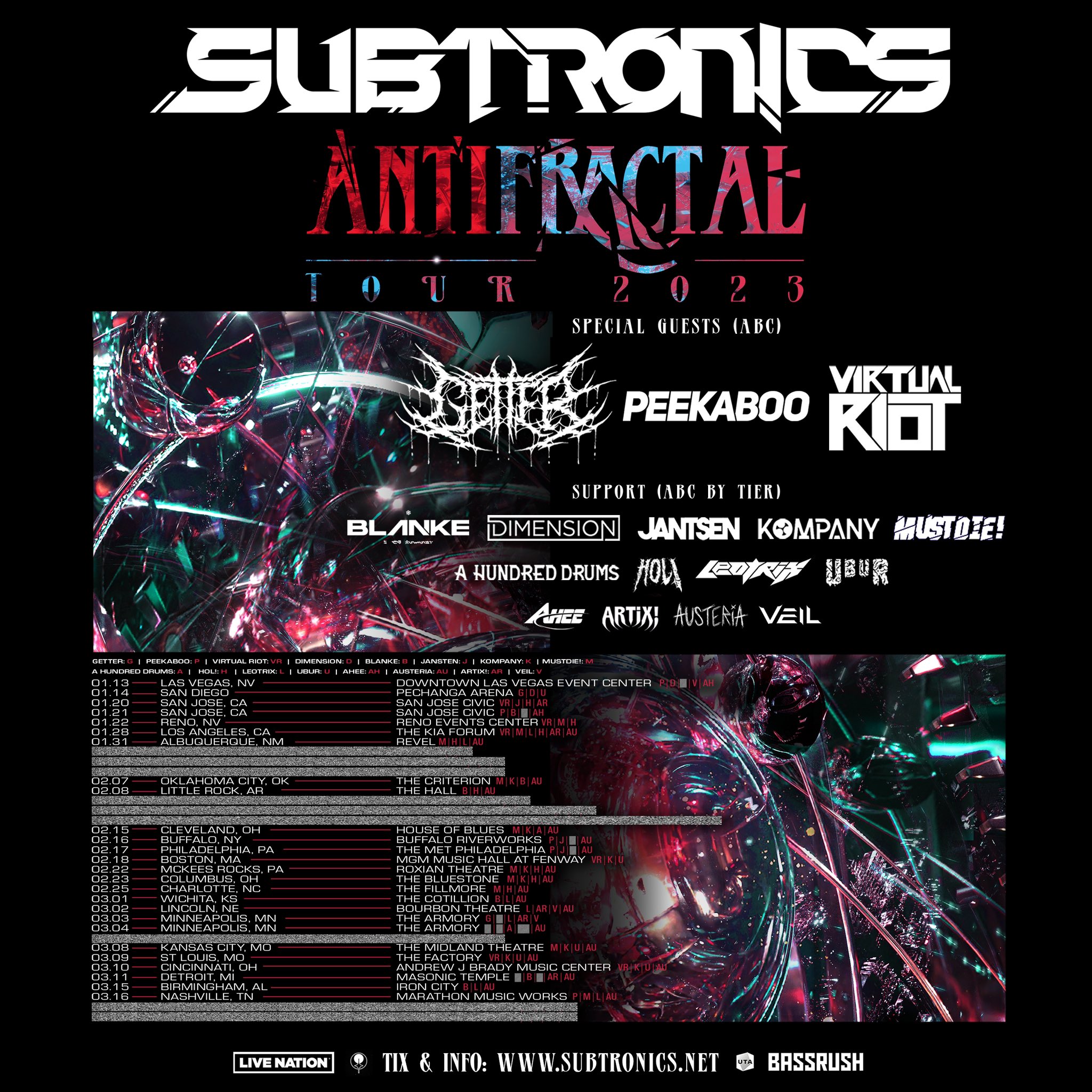 ✨ANTIFRACTAL TOUR✨ on Twitter: "ANTIFRACTAL 2023 TOUR TICKETS ON SALE THIS  FRIDAY AT 10AM LOCAL https://t.co/P00fNQBJVW" / Twitter