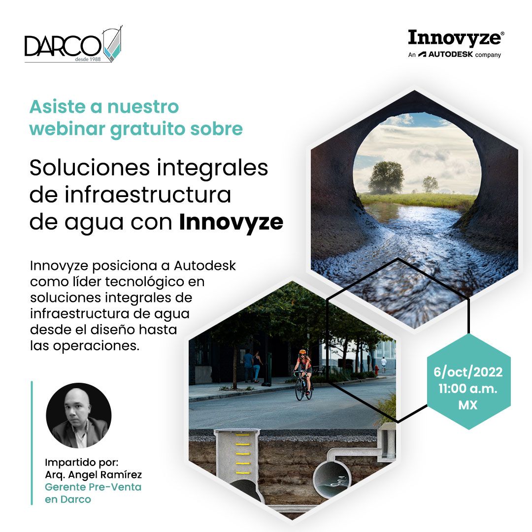 DarcoContigo's tweet photo. Inscríbete a nuestro próximo Webinar gratuito "Soluciones integrales de infraestructura de agua con Innovyze". 
Regístrate aquí: https://t.co/e7IESJehMv
Este próximo martes 06 de octubre 2022
11 am.

#digital #webinar #construcción #ingenieria #arquitectura #software #cursos https://t.co/VVjuWN29zs