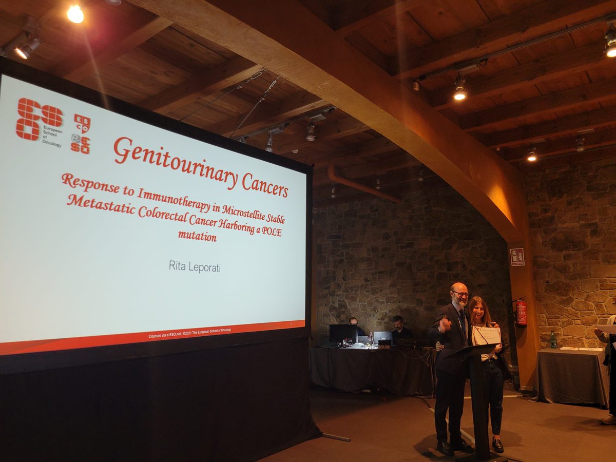 ESOncology (@esoncology) on Twitter photo Congratulations 🎊 👏 to Barbara Davalle, FedericaMartorana, Jonathan Thouvenin, <a href="/Ritalepp/">Rita Leporati</a> and <a href="/j_rrodrigues/">Jorge R. Rodrigues</a> who are awarded Best Clinical Case presentation and to Hakan Taban for receiving 1st prize in the learning test during the ESO Masterclass.🎉
#oncology #ESOexperience Congratulations 🎊 👏 to Barbara Davalle, FedericaMartorana, Jonathan Thouvenin, <a href="/Ritalepp/">Rita Leporati</a> and <a href="/j_rrodrigues/">Jorge R. Rodrigues</a> who are awarded Best Clinical Case presentation and to Hakan Taban for receiving 1st prize in the learning test during the ESO Masterclass.🎉
#oncology #ESOexperience