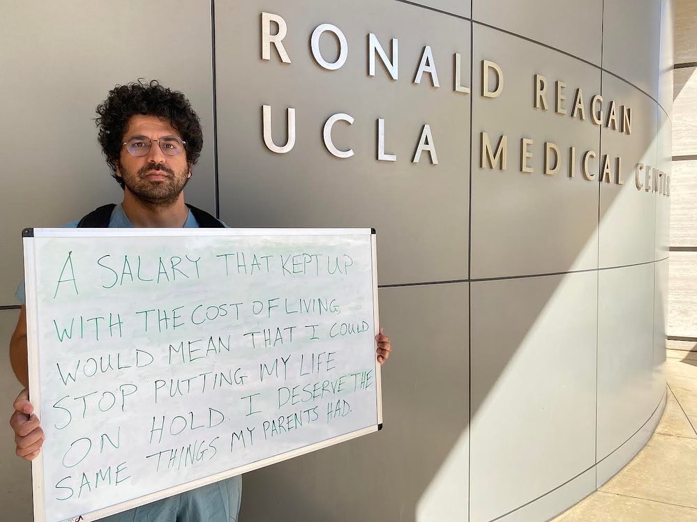 Heavy work loads, lack of sleep, and financial insecurity are burning us out. We will care for our communities every time they need us but we need to be cared for too. We need a #faircontractnow with fair wages and support. #1UCforAll