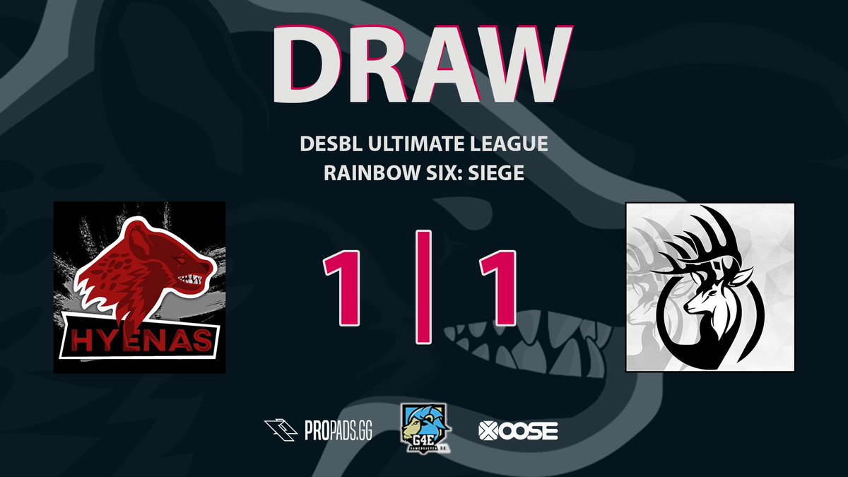 HyenasUnity's tweet photo. Mit einem 3:7 Villa und einem 7:5 Skyscraper konnten sich unsere R6 Akademiker erneut ein Unentschieden im Match gegen @jakogamingcom abholen.

Damit bleiben sie mit aktuell 6 Punkten auf Platz 7 der Liga.
 
GGWP an alle Spieler!💜💙

#HYU #HyenasUnity #R6 #eSports #DeSBLR6 https://t.co/2ZFw68tKHT