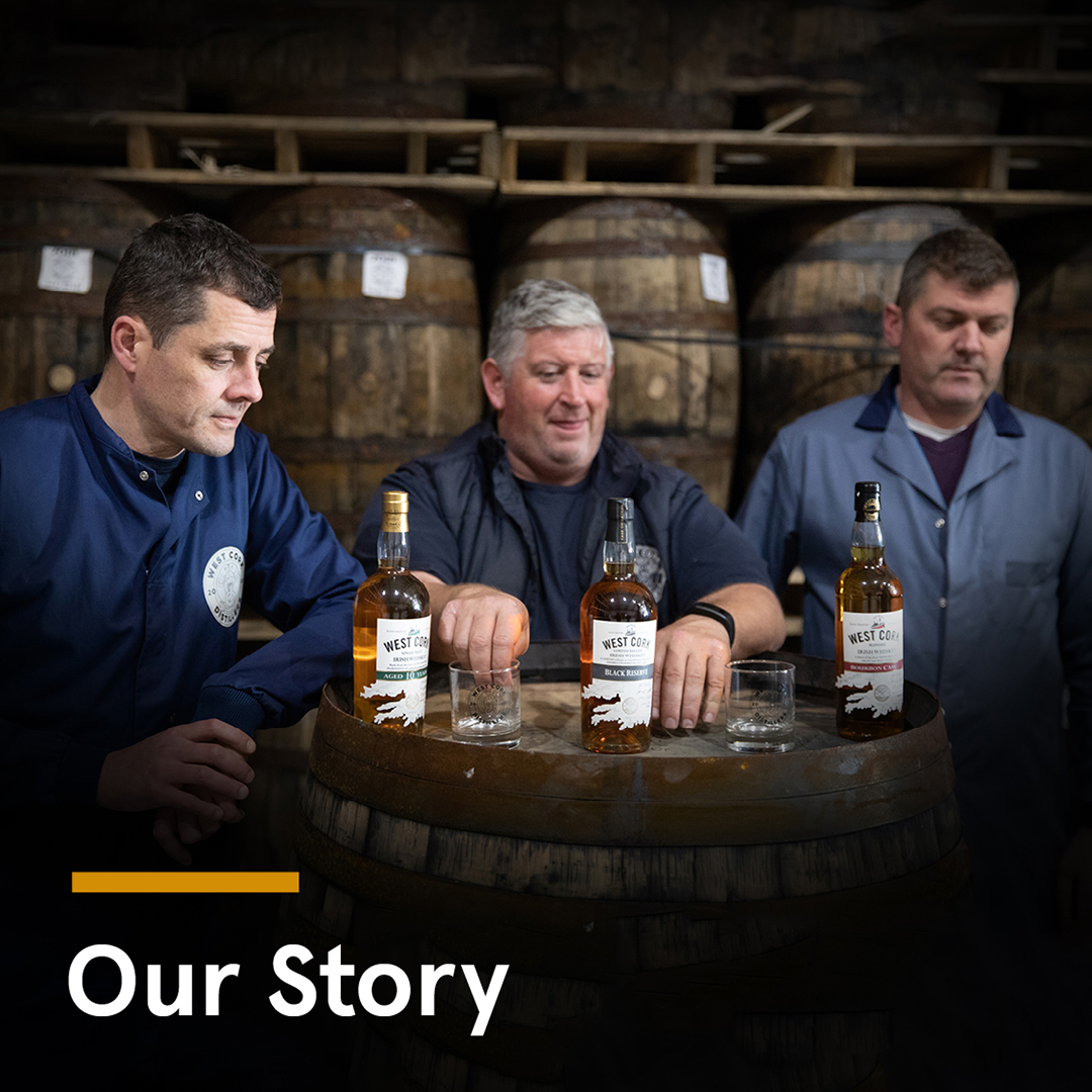From starting off in a small room in Denis' house to opening the largest, wholly-Irish owned distillery. We're proud of our story. 
.
.
.
#ireland #westcork #wildatlanticway #irishwhiskey #westcorkwhiskey #whiskey #whiskeylover #whiskeygram #instawhiskey #guidedbyinstinct