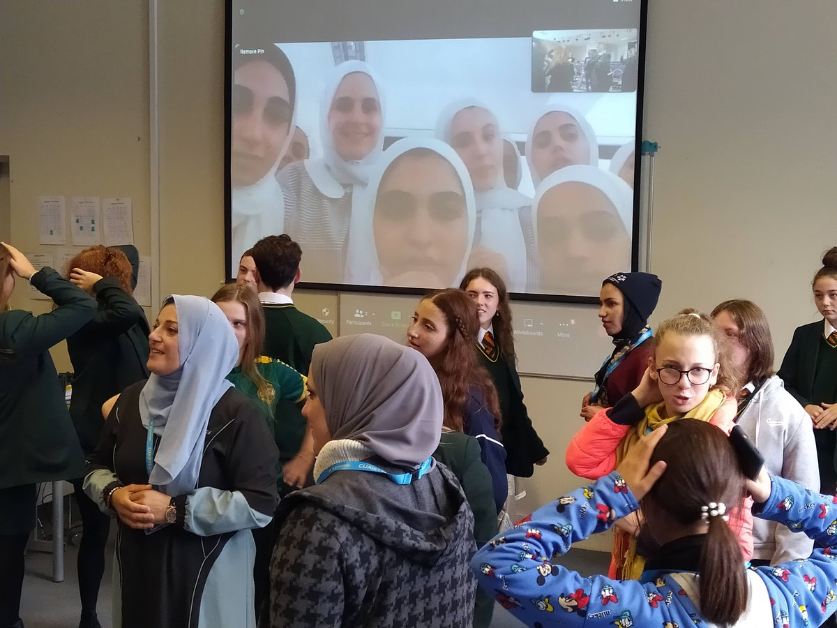 The Hands Up Project (@handsupproject) on Twitter photo Hosted by <a href="/ColaisteFeirste/">Coláiste Feirste</a>. Live link-up from Gaza, drama activities & camogie.
<a href="/ArwaM/">Arwa Mahdawi</a> <a href="/irish_news/">The Irish News</a> <a href="/Belfast_IPSC/">Belfast IPSC</a> @eve_elt <a href="/INTObelfastwest/">INTO Belfast West Branch</a> <a href="/belfastcc/">Belfast City Council</a> <a href="/BelTel/">Belfast Telegraph</a> Hosted by <a href="/ColaisteFeirste/">Coláiste Feirste</a>. Live link-up from Gaza, drama activities & camogie.
<a href="/ArwaM/">Arwa Mahdawi</a> <a href="/irish_news/">The Irish News</a> <a href="/Belfast_IPSC/">Belfast IPSC</a> @eve_elt <a href="/INTObelfastwest/">INTO Belfast West Branch</a> <a href="/belfastcc/">Belfast City Council</a> <a href="/BelTel/">Belfast Telegraph</a>