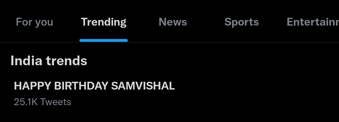 Pavithra_1708's tweet photo. Woah it's 25K+ twts now

HAPPY BIRTHDAY SAMVISHAL https://t.co/5Y845eKfQc