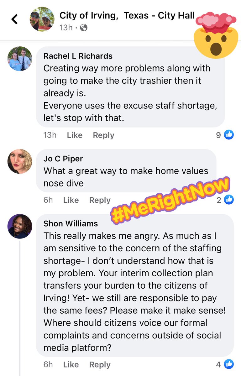 ItsDTruth's tweet photo. @thecityofirving 💸#IrvingTx taxpayers are fuming on #socialmedia about REDUCED TRASH COLLECTION SERVICES following a preventable FEE INCREASE‼️💸
🚨#IrvingLasColinas residents say poor city management will lead to DECLINING PROPERTY VALUE &
TRASHY NEIGHBORHOODS‼️🚨
⬇️Read on…
#IrvingInvests🐀 https://t.co/vZ1jOG1bPw