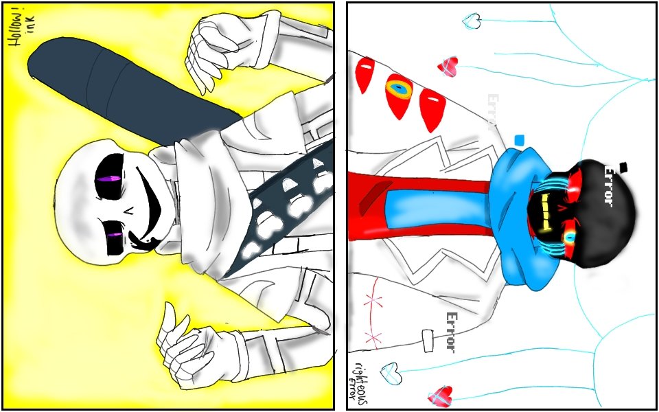 fanta_blog's tweet photo. Yesterday I drew this hollow ink!sans and righteous error!sans
*Yeets*
#alphatale #alphaverse #undertaleAU好きさんと繋がりたい #undertaleau #sansau #utau #inksans #errorsans #errorsansau #inksansau https://t.co/4lFDzxDdHI