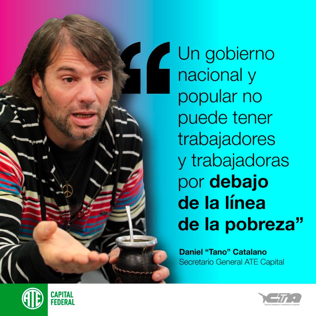 ATECapitalOk's tweet image. En declaraciones a @eldestape_radio, nuestro Secretario General @DanielCatalano_ se expresó sobre el #Paro y la movilización de estatales del próximo viernes a la Secretaría de Gestión y Empleo Público.
👉 bit.ly/3Efajez