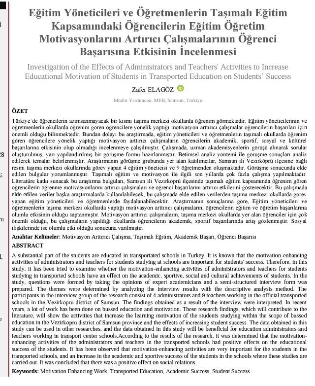 karkucakort's tweet photo. Okul müdür yardımcımız @zaferelaqoz ‘ün çalışması “Taşımalı Eğitim Kapsamındaki Öğrencilerin Eğitim Öğretim Motivasyonunu Arttırıcı Çalışmalar” adlı makale uluslararası bir dergide yayınlandı. @vezirkoprumem @samsunmem @resulozata55 

https://t.co/h0keA2fq79 https://t.co/VV1lr42Vg9