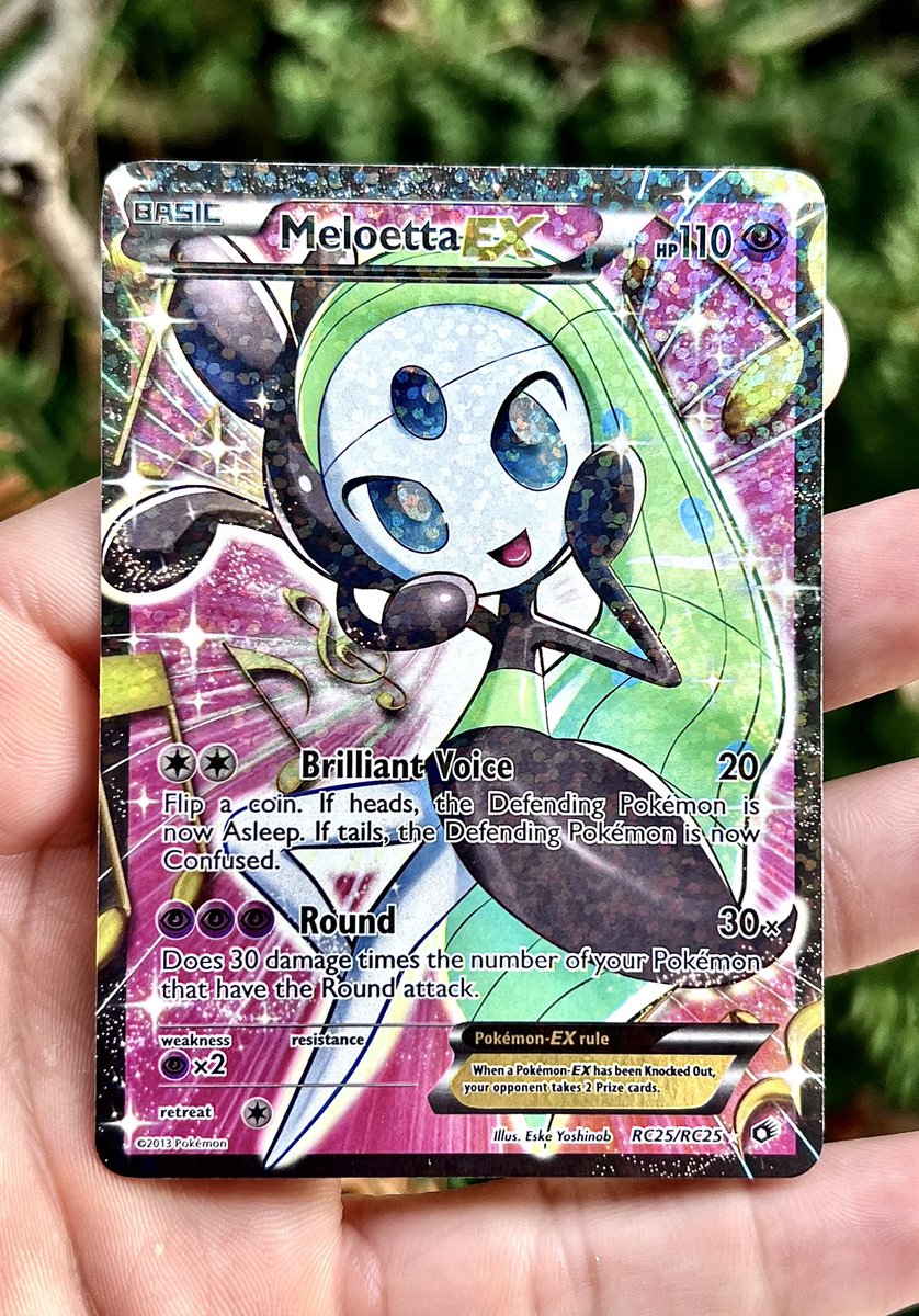 Card Pokemon Meloetta Ex Full Art Original Ingles