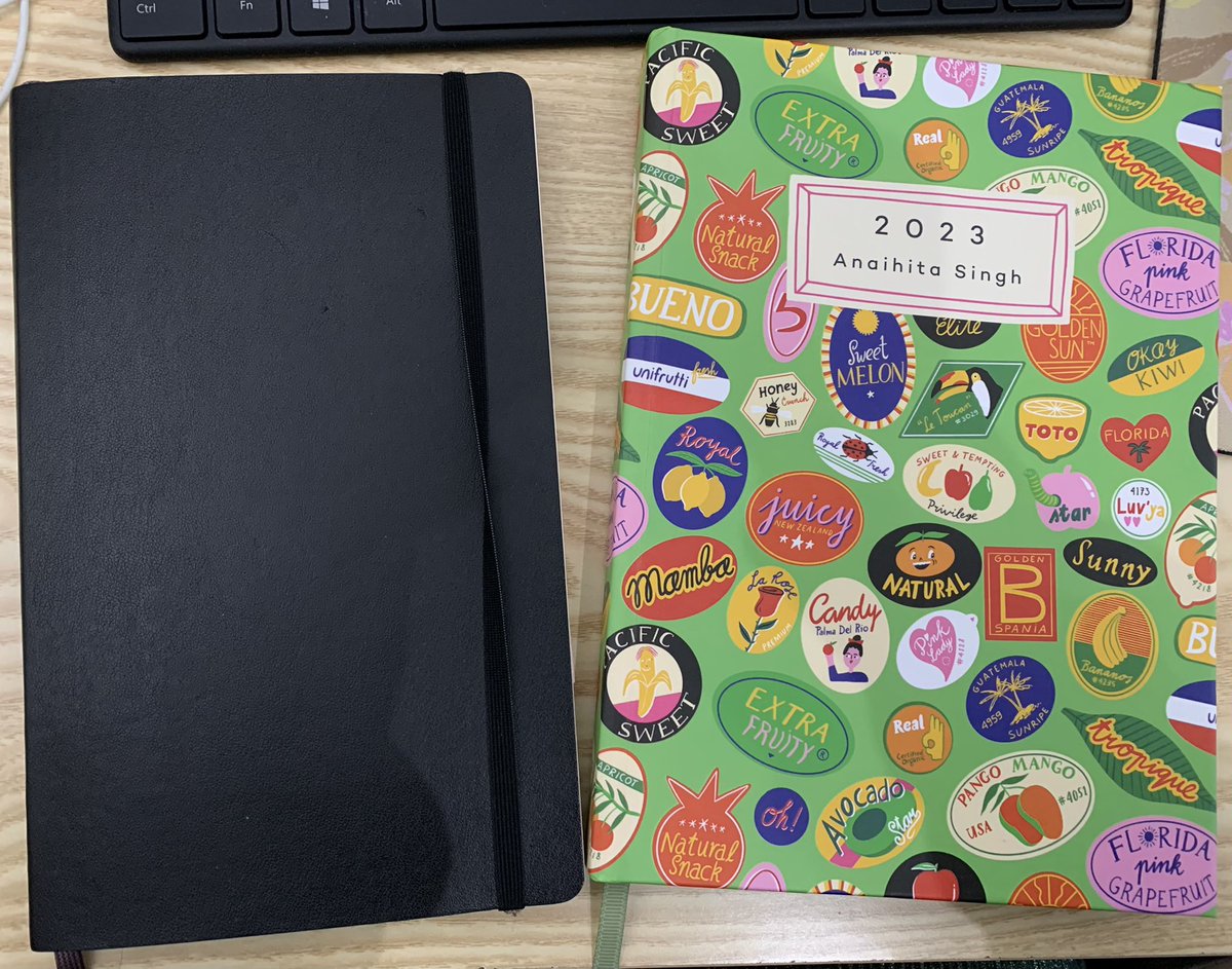 anaihitasingh's tweet photo. Taking a slightly different energy into next year than I have with planners of years past .. excited to try a @PapierUK for the first time!! https://t.co/BihpZmqmgF