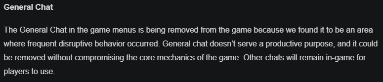 Lads I'm in ruins, Overwatch 2 is removing general chat as it dosent interfere with "core mechanics of the game". 

So what about those heroes in the battle pass lmao
