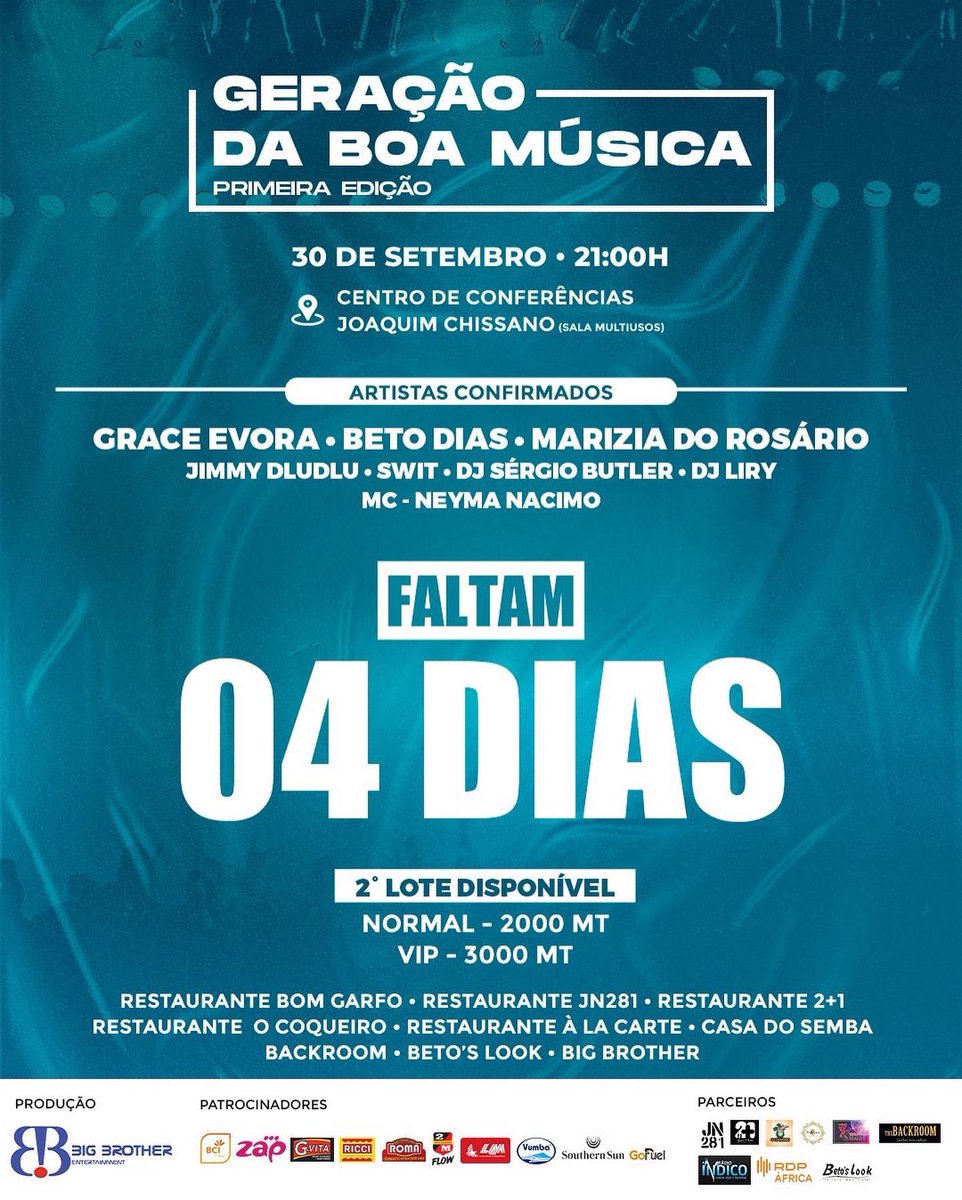 kamanekamas's tweet photo. Neste Domingo no Parque dos Poetas ✊🏽❤️
GERAÇÃO DA BOA MÚSICA.
Uma nostalgia garantida e conto com todos vocês 😍 17h @bigbrother.mz até já . https://t.co/CEWtxVZjeH