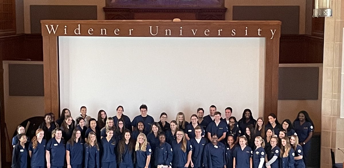 Yesterday, the Class of 2024 participated in the Sharing the Light Ceremony. This event honors the Juniors’ transition into the clinical experience. 💙🩺💛 #widenerpride #widenernursingiseverywhere