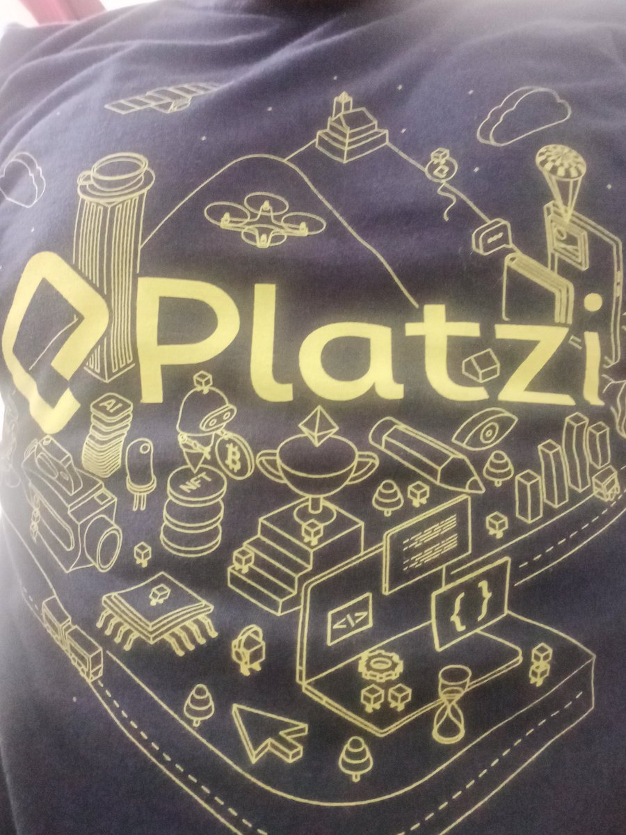 cuervoviajeroco's tweet photo. @freddier Esta se volvió mi prenda favorita ❤️ #PlatziConf , la motivación renovada y con objetivos trazados para la próxima conf 🤟 https://t.co/fwpZcDSW9i