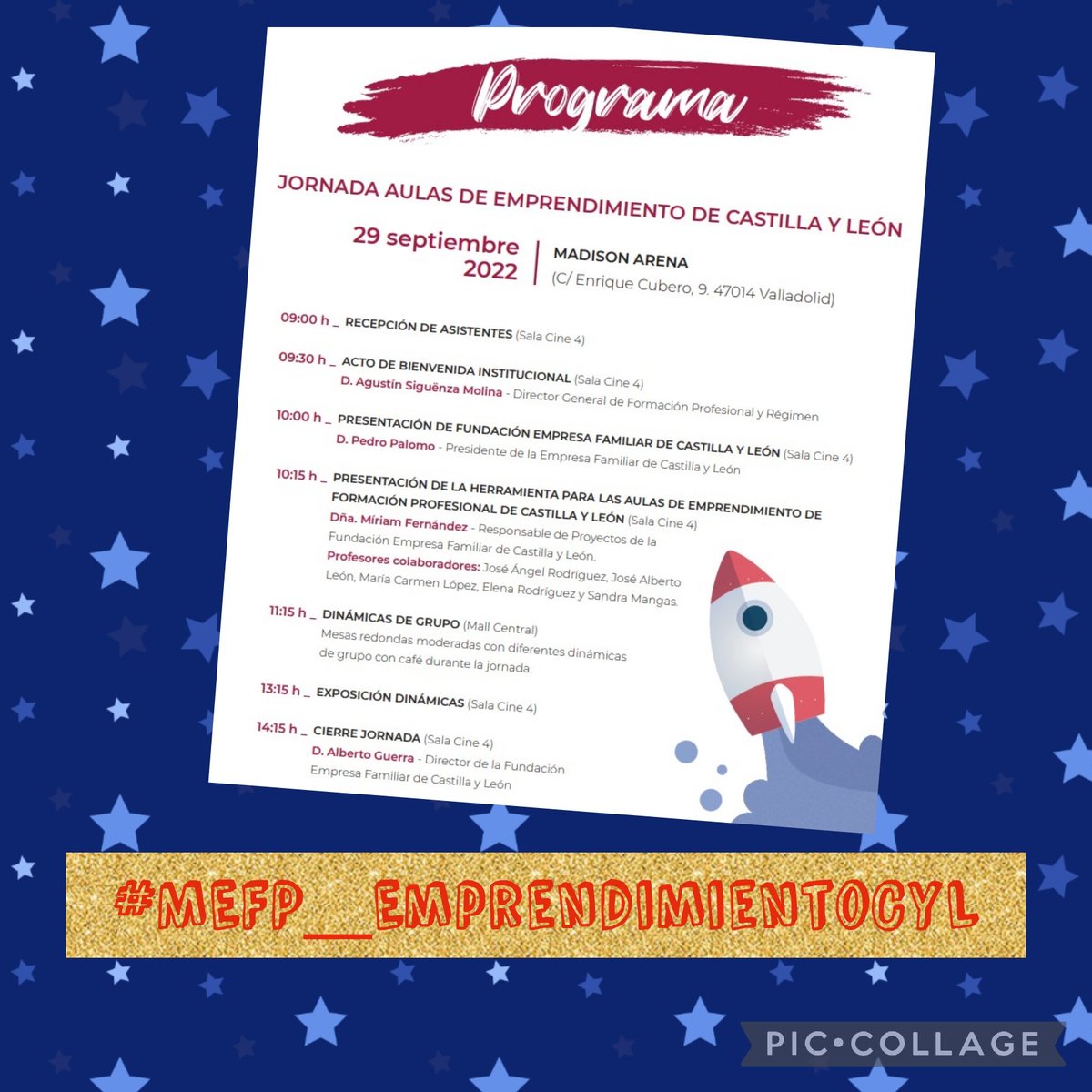 El próximo jueves 29 de septiembre comenzarán las Jornadas Aulas de Emprendimiento de Castilla y León dirigidas a los coordinadores de ADEs y Directores de los centros. Gracias <a href="/FundacionEFCL/">Fundación Empresa Familiar de Castilla y León</a> por la iniciativa y por promocionar la #FP y el #Emprendimiento #MEFP_EmprendimientoCyL