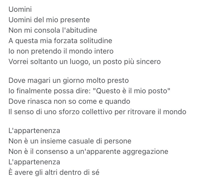Luci70033942's tweet photo. Canzone dell'appartenenza https://t.co/G2CKGQ7RAs via @YouTubeMusic  pensieri, considerazioni della sera, auspicando… https://t.co/aTLDV8u9ja
