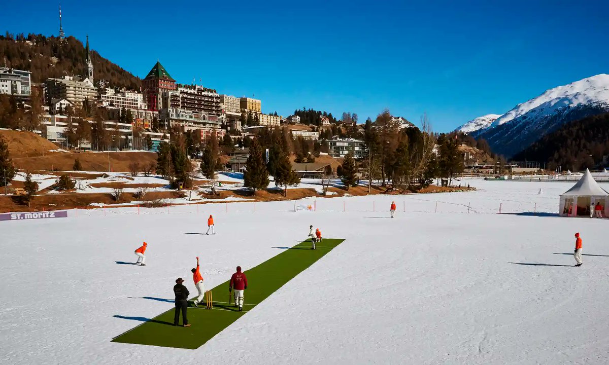 GardenMara's tweet photo. Slightly different... but who fancies playing cricket on ice in St Moritz? Once in a lifetime opportunity. There's one spot going in a team 14-19th February 23. Cost approx £750pp. RT!

https://t.co/ewLdRR7SNu

@Chance2Shine @backandacross @ZaltzCricket @fkcowdrey @henrymoeranBBC https://t.co/1atugFofj0