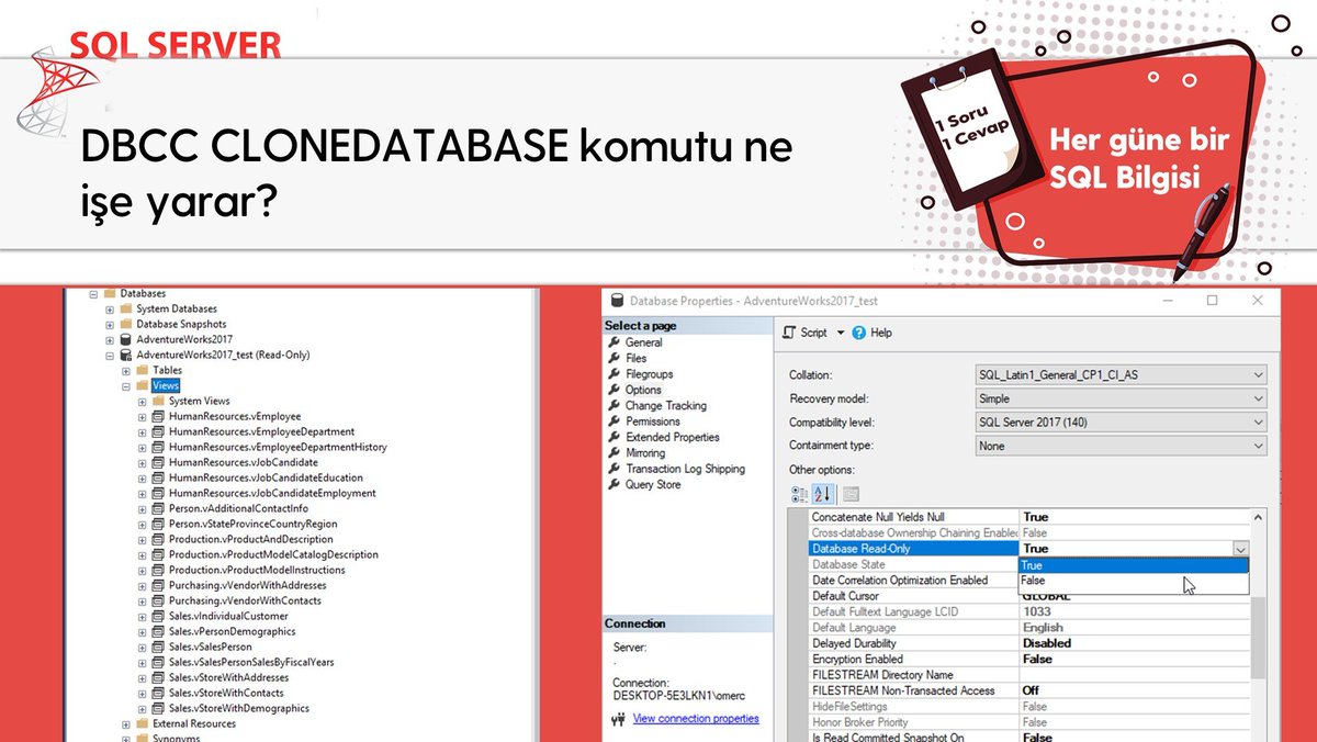 DBCC CLONEDATABASE komutu ile bir database'in içinde verileri olmadan şemasını içeren kopyasını oluşturabilirsiniz.
Generate script ile uğraşmanıza gerek kalmaz.
#hergüne1sqlbilgisi