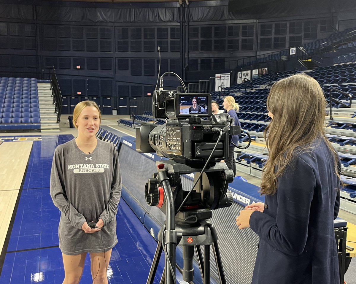 Always a joy talking with @MSUBobcatsVB! Tune into @SWXMontana this week for a preview on Cat-Griz at The Brick this Friday. A lot on the line as both teams are undefeated in conference play!