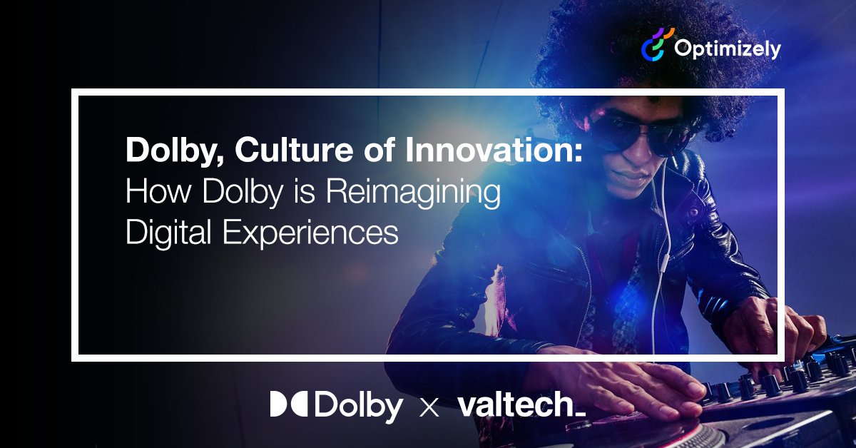 In a world of constant change, how can brands innovate at the speed of change?

<a href="/Dolby/">Dolby</a> and Valtech will be on stage at #Opticon to look at the what, why and how of organizational innovation.
Will we see you there? 

Hosted by <a href="/Optimizely/">Optimizely</a> 
#digitalexperience #contentmanagement