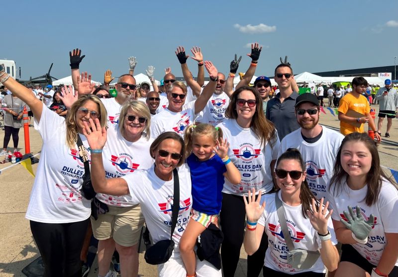 GDIT's tweet photo. Thank you for helping us raise almost $16K for @SpecialOlympics at the #DullesPlanePull! Team GDIT had a blast supporting Special Olympics' mission to provide year-round sports training, competition and health services to more than 23k athletes of all abilities. #GDITCares https://t.co/PuIzhVbEb1