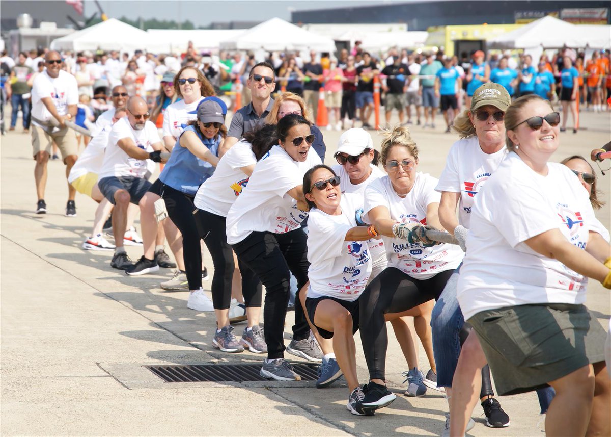GDIT's tweet photo. Thank you for helping us raise almost $16K for @SpecialOlympics at the #DullesPlanePull! Team GDIT had a blast supporting Special Olympics' mission to provide year-round sports training, competition and health services to more than 23k athletes of all abilities. #GDITCares https://t.co/PuIzhVbEb1
