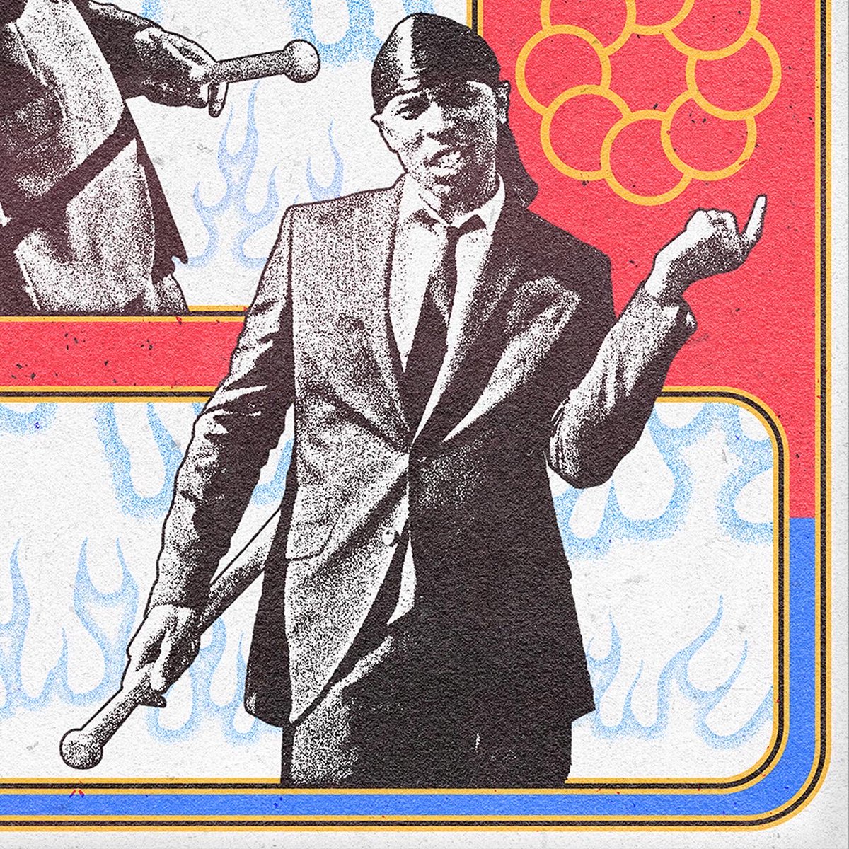 Cyphart_'s tweet photo. JME Fire Safety Announcement 🧑‍🚒

Poster inspired by ⁦@JmeBBK⁩ verse on Please Don’t Play With Fire - One Acen #posterdesign #designinspiration https://t.co/dcGpRKmYOY