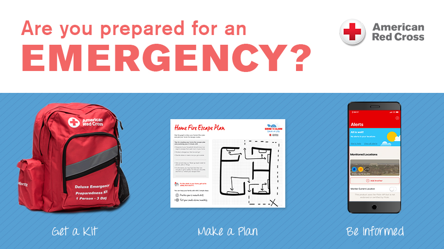 RedCrossIL's tweet image. As communities in Florida and elsewhere prepare for #HurricaneIan, a reminder to take preparedness steps here.
 
5 steps you can take to prepare your family and community:

Create an evacuation plan
Build an emergency kit
Include pets in your planning
Give blood
Stay informed