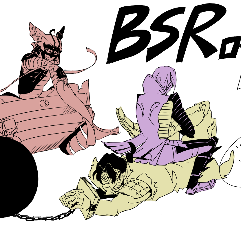 BSRトレンド入り(昨日の話)にあやかって懐かしいやつを再掲するよ。定期的に熱がぶり返しては漫画や動画作ってるジャンル。何度噛んでも美味しい。西軍好き。 