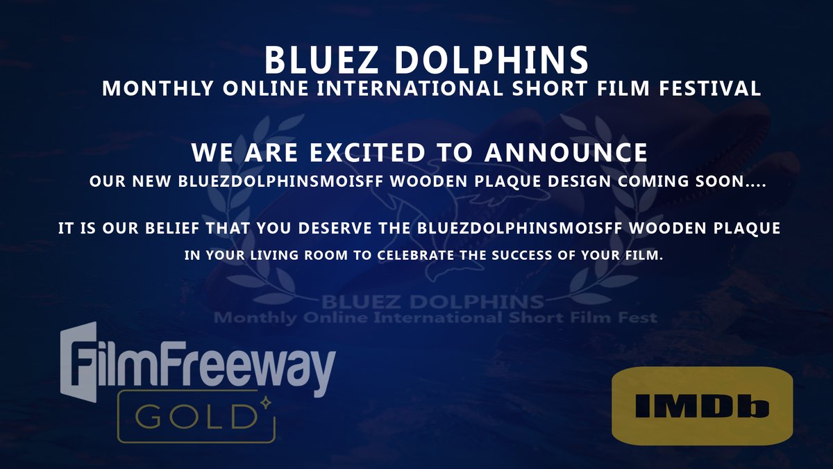 BLUEZ DOLPHINS - MONTHLY ONLINE SHORT FILM FEST tweet media