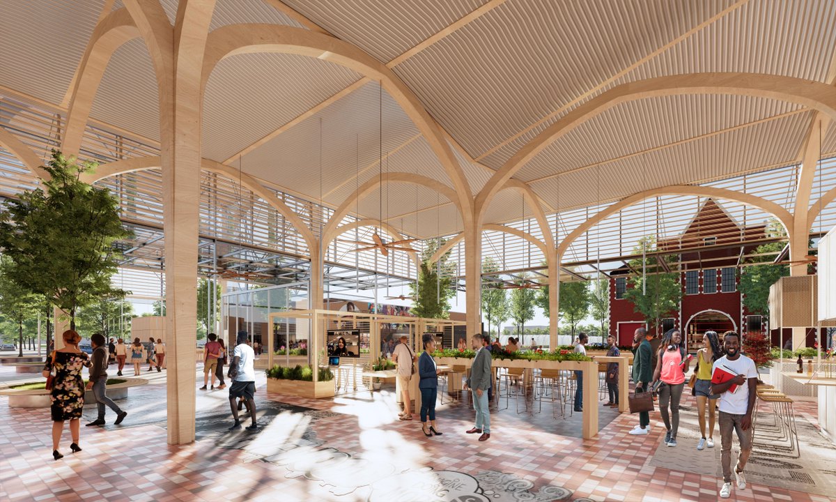 Today I was thrilled to introduce a new, innovative project to serve Englewood and neighboring residents. The Englewood Connect development will house:
🍅 A culinary center with fresh foods
👫🏾 Community space
🎶 Event space
📈 Business hub