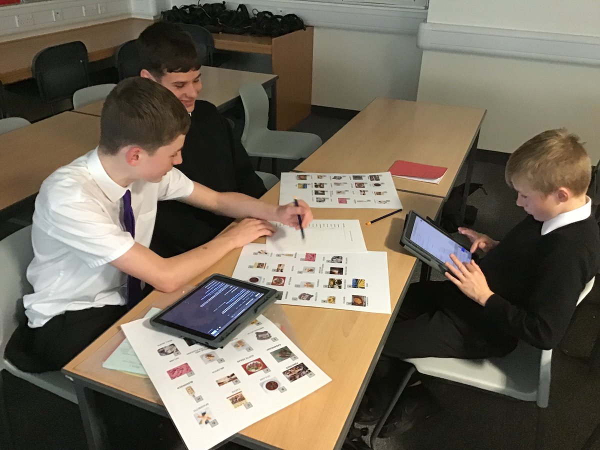 S2 classes enjoying group quiz on Food and Drink across Europe to celebrate European Day of Languages yesterday #EuropeanDayofLanguages