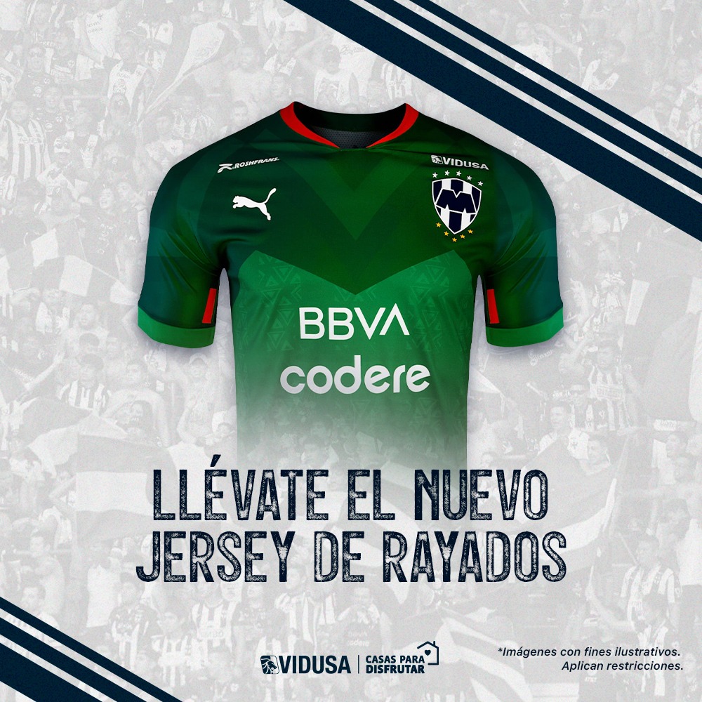 ElchilenoMX's tweet photo. ¡Se va el Presi pero junto a @vidusacasas tenemos un regalo para ti el jersey conmemorativo de los Rayados para el mundial!
📲 Sigue a @vidusacasas
👍 Da like a este tweet
🔁 RT
👥 Menciona a un seleccionado rayado
El ganador se dará el sábado.
*Aplican restricciones
🍀Éxito raza https://t.co/dHltG2AEDR
