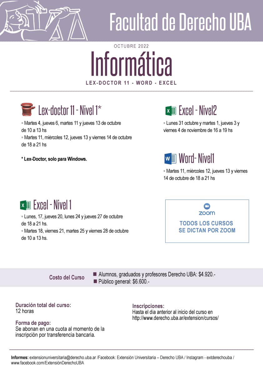 Extension Universitaria Derecho UBA tweet media