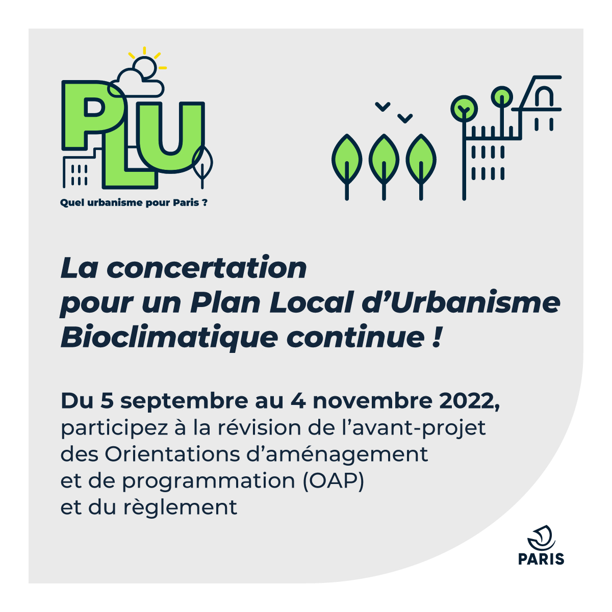mairiedu13's tweet photo. [Réunion publique]
#PLU | Quel visage pour @Paris en 2030 ?
La concertation pour la révision du Plan Local d'Urbanisme est ouverte ! 

🗓️ Vendredi 30 septembre à 19h
📍 Salle des fêtes - Mairie du 13e
👉 https://t.co/m6do1My4NJ https://t.co/xm4PkrGkwt