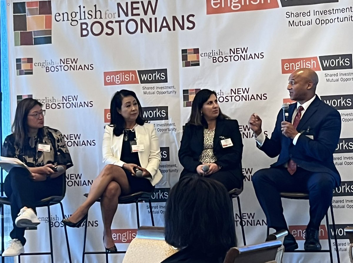 MA Business Roundtable (@mabizroundtable) on Twitter photo During <a href="/EnglishNB_EW/">EngNewBostonians-EW</a> panel, <a href="/JohnFBarros/">John Barros</a> of @CushWakeBOSTON emphasizes English acquisition skills = shared investment that supports America’s competitiveness #EnglishWorks #ENB #DEI #diversity #talent #workforce During <a href="/EnglishNB_EW/">EngNewBostonians-EW</a> panel, <a href="/JohnFBarros/">John Barros</a> of @CushWakeBOSTON emphasizes English acquisition skills = shared investment that supports America’s competitiveness #EnglishWorks #ENB #DEI #diversity #talent #workforce