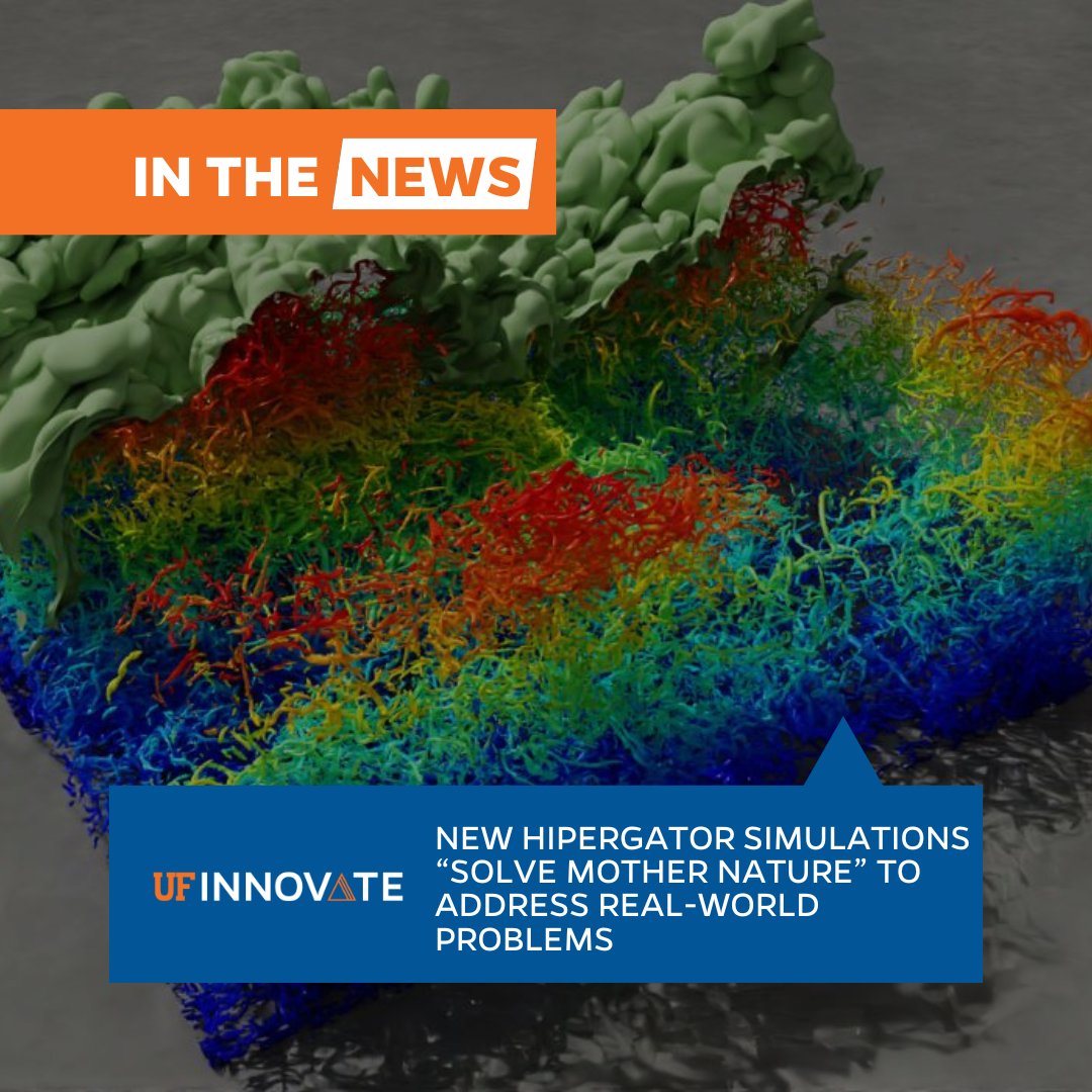 UFOTL's tweet photo. .@UF AI supercomputer, #HiPerGator, is being put to the test as @uflmae professor Dr. Balachandar leads a #research team to track turbulent eddies that twist & swirl on the sub-millimeter level. Discover how this can help home fire safety & more!πhttps://t.co/L8fmssk37n https://t.co/Cm7zUNsYmu