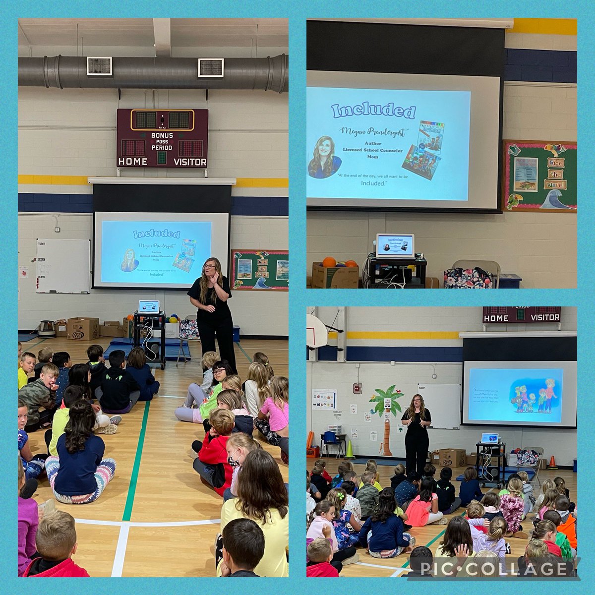 Love the message from today’s Included book author: Be kind, include everyone, and be your best self every day! #ReedRockets