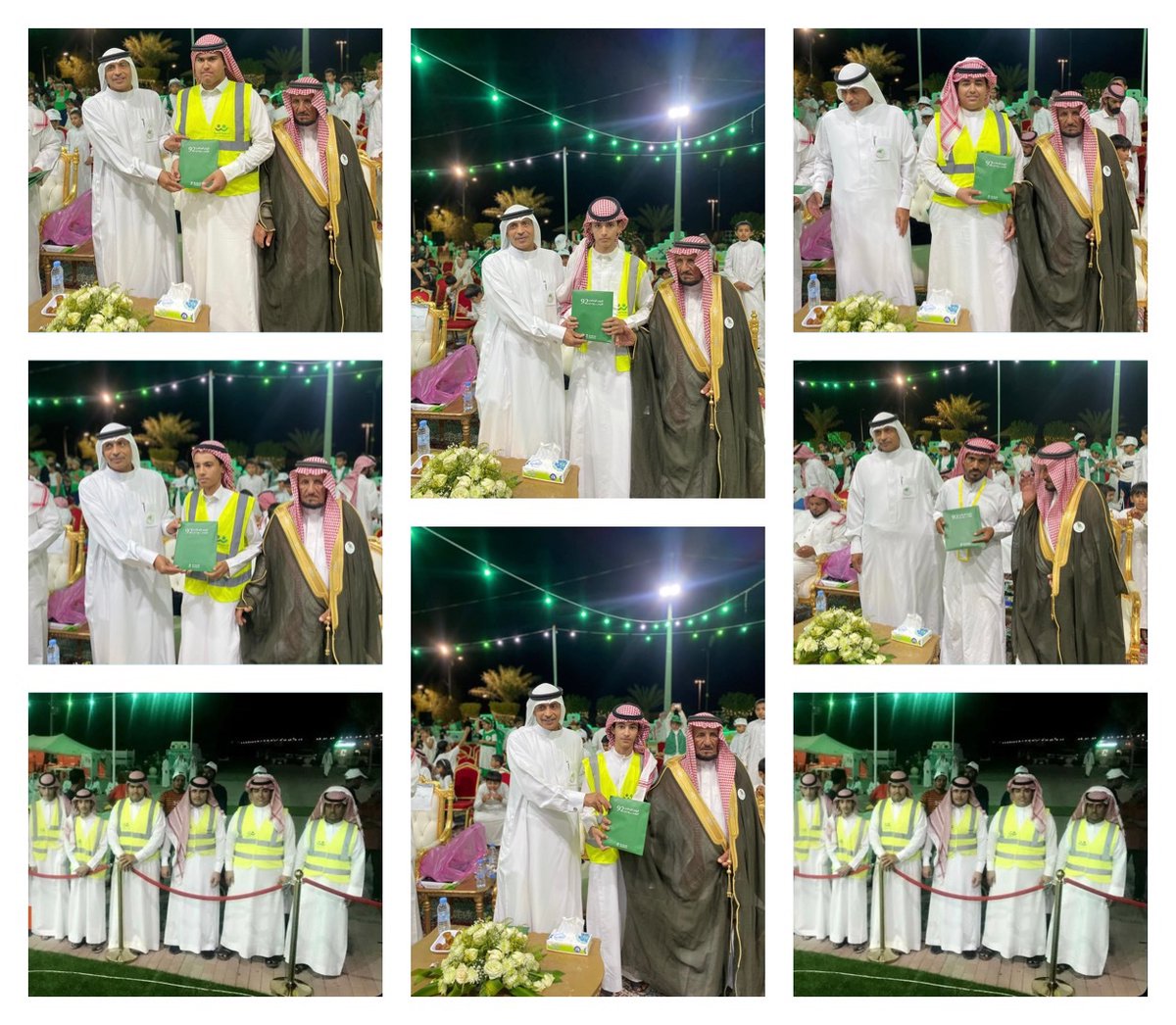 تكريم فريق #الوجه التطوعي التابع  <a href="/TabukVAs/">جمعية تبوك للعمل التطوعي</a> من بلدية المنجور <a href="/AlMangourMCL/">بلدية المنجور</a>  بحضور شيخ شمل قبائل #بلي الشيخ سليمان بن محمد بن رفاده ورئيس بلدية #المنجور الاستاذ :سعيد خليل السعيد وذلك نظير مشاركتهم بحفل اليوم الوطني 92
بقيادة الأستاذة : نوره البلوي 
<a href="/TabukVAs/">جمعية تبوك للعمل التطوعي</a>
#العمل_التطوعي