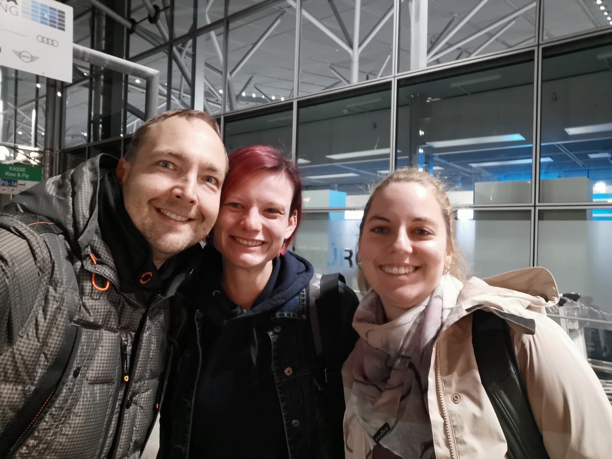 maur3ra's tweet photo. Unfortunately can't make it to this year's @WMISWMIC #WMIC2022 but had the honor to bring our PhD students @verajoe11 and @StotzSophie to the airport at 3:30 am. Dive into this huge event and have a fun and fruitful conference! @WSIC_Tuebingen @CoE_iFIT @WIMIN_WMIS https://t.co/6mCEhIxFVp