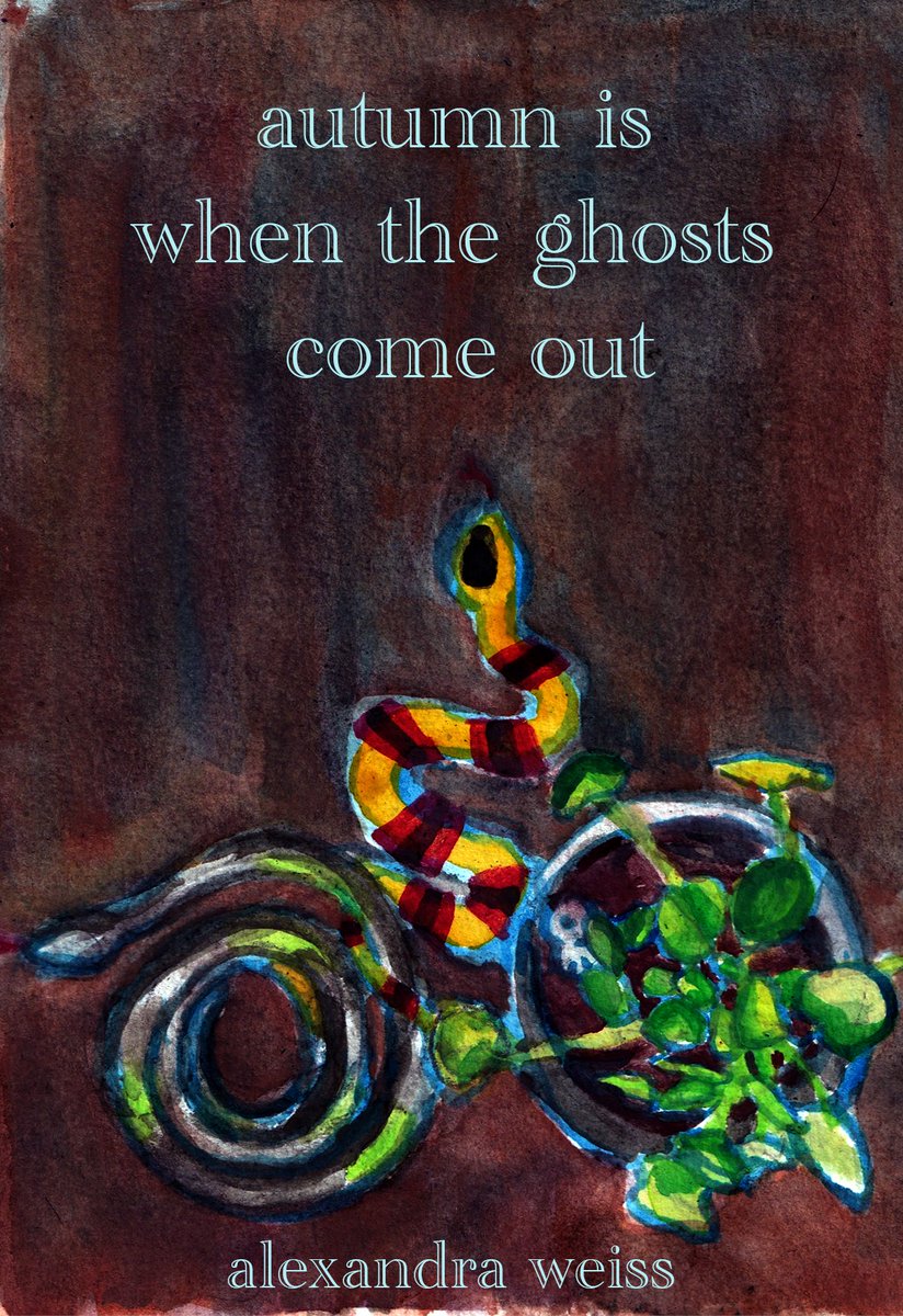 COVER REVEAL! autumn is when the ghosts come out by <a href="/cactus_ghoul/">transmasc demon</a> will be published in eBook &amp; audiobook on October 25th. In this poetry chapbook, they explore their experiences with depression, OCD, and a hereditary cancer syndrome. blanketsea.com/autumn-is-when…