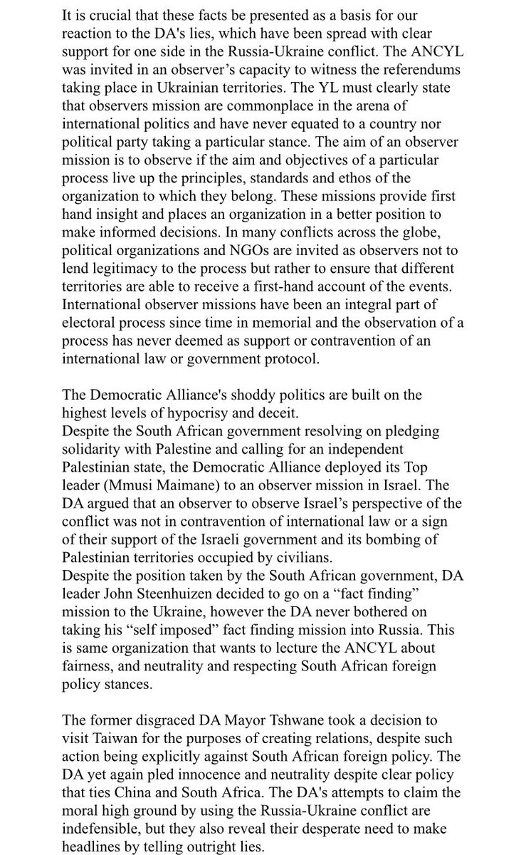 Boitumelothage_'s tweet photo. There shall be peace and friendship #ANcYL78 #Khulekaniskhosana #Nytt #ANCYLIR
Statement of the ANCYL NYTT https://t.co/wJD44lx2G7