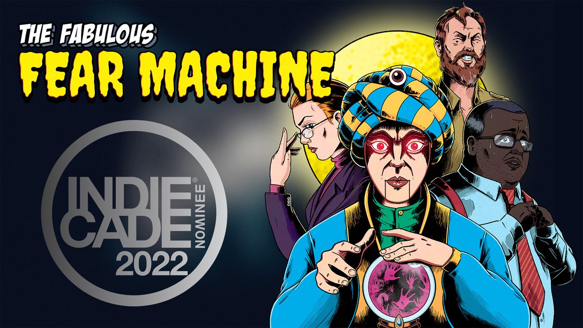 The Fabulous Fear Machine by <a href="/Fictiorama/">Fictiorama Studios</a> has been nominated for Visual Design at <a href="/IndieCade/">IndieCade</a> 2022. Special congrats to <a href="/ruben_oluwa/">Rubén Calles → Wishlist 🎲DIE OR DIE🎲</a>, art director supreme!
