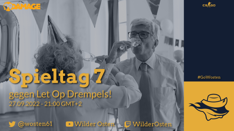wosten61's tweet photo. 🤠❗️Matchday❗️🤠

Es ist Matchday, meine Kerle! 

Unsere Jungs spielen heute gegen Let Op Drempels. 
Für uns spielen heute @CareKrabbels, @Fx13371, @Le_Baguete_, @Falco und @Sodpatty. 

Viel Glück an die Jungs und holt euch den Sieg! 

#GoWosten
#ESLMeisterschaft https://t.co/J5LNGtdnAd