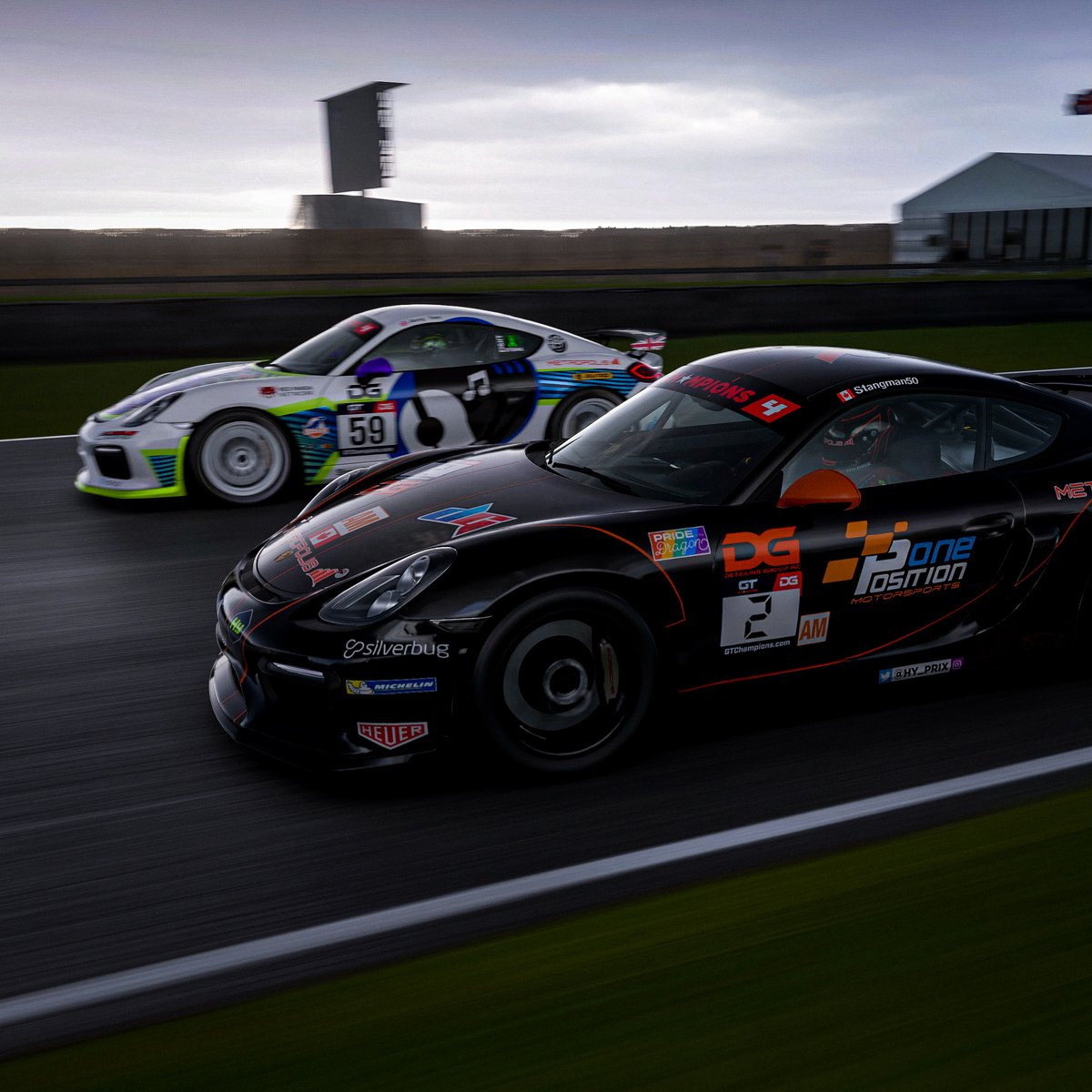 Hy_Prix's tweet photo. It was P7 for Stangman and P13 for @Avrg_Tom in D4 of @GTChampions_ World Cup! @BiPolarXpres92 had to miss the race, but is back for this week's round, at Daytona. #gt7 #simracing #esports #gaming #granturismo https://t.co/pSKvvzQKB6