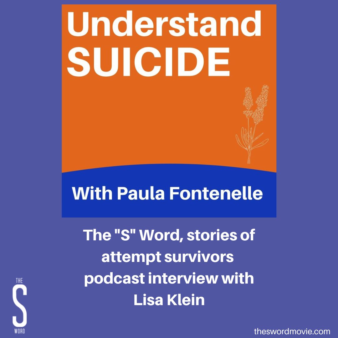 Paula Fontenelle recently interviewed Lisa for her podcast Understand Suicide. In the interview, Lisa shares some of the beautiful stories of attempt survivors portrayed in THE S WORD and how it helped her understand her brother and father’s suicide. bit.ly/3LINwsY
