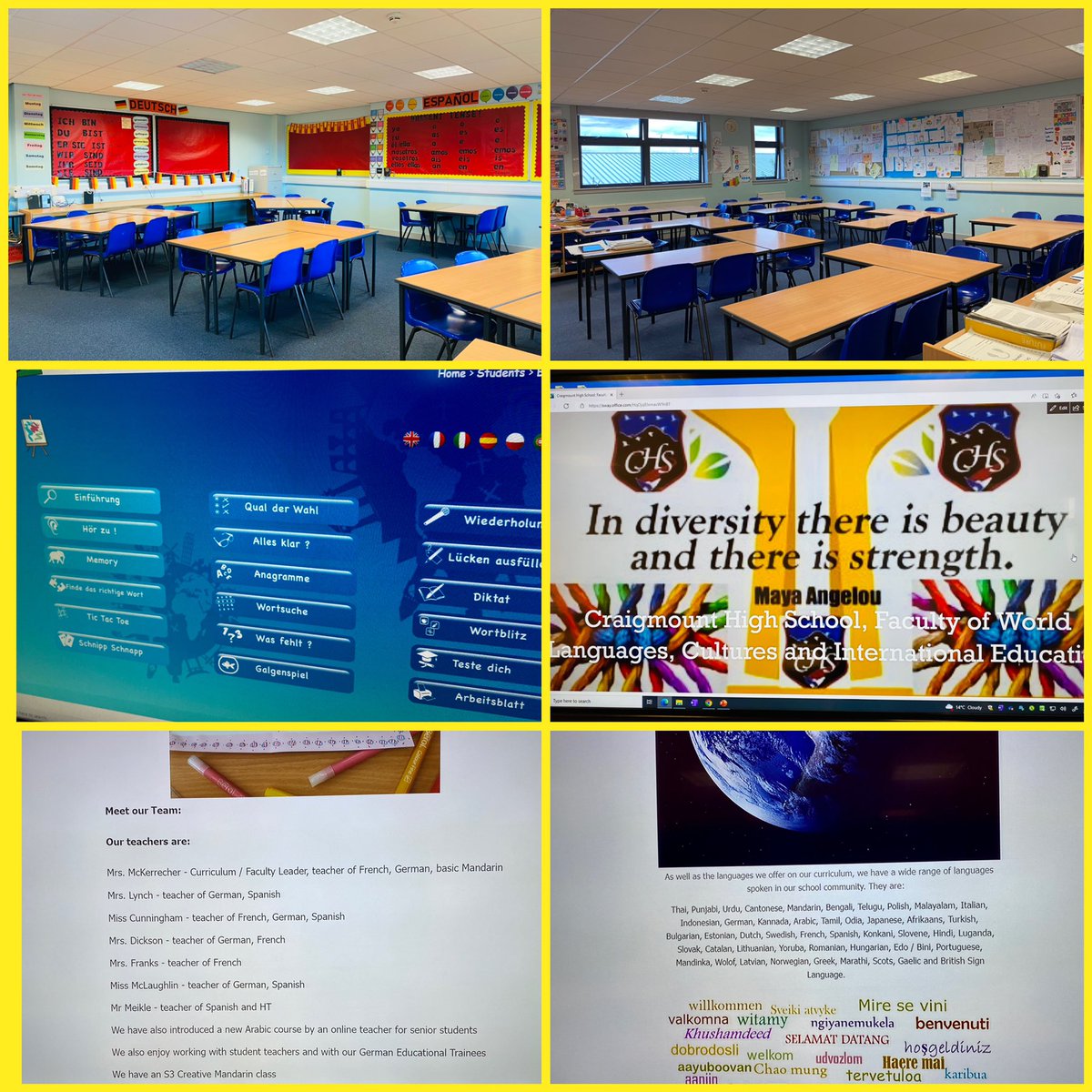 We’re all ready &amp; looking forward to welcoming parents &amp; carers to our <a href="/CraigmountHS/">Craigmount High School</a> S1 &amp; S2 Open Evening🙂We’ve got information &amp; games, as well as lots of enthusiasm for young people, teaching &amp; learning, languages, culture &amp; inclusive approaches 🌏🌍🌎Exciting evening ahead🙌